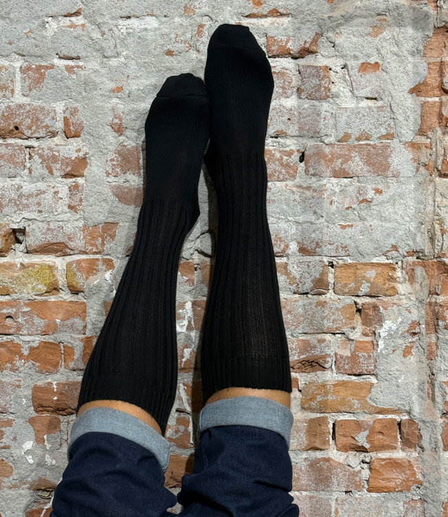 HIRSCH NATUR wollen kniekousen EFFEN ZWART 251 14