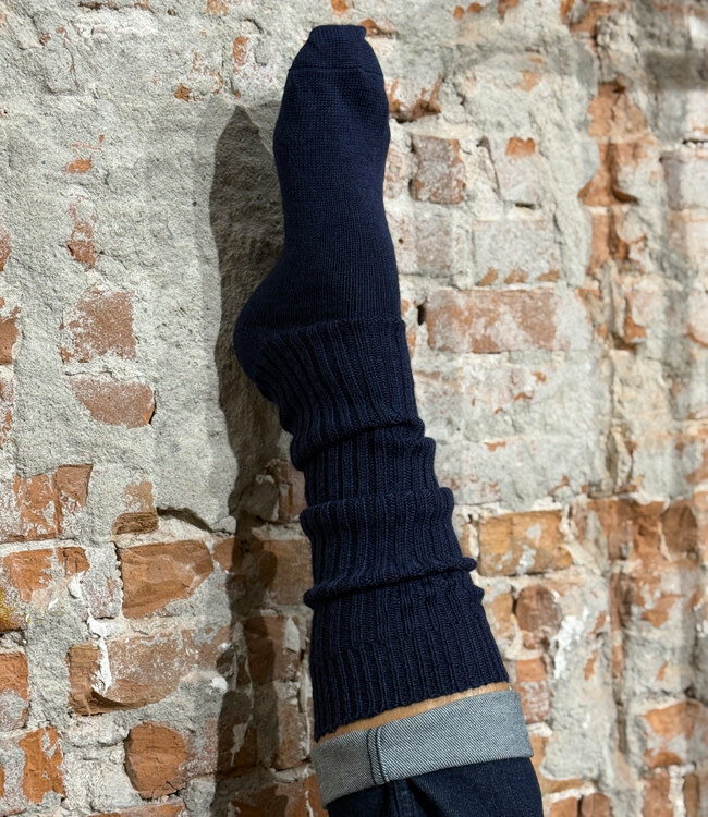 HIRSCH NATUR wollen kniekousen EFFEN MARINE 251 07