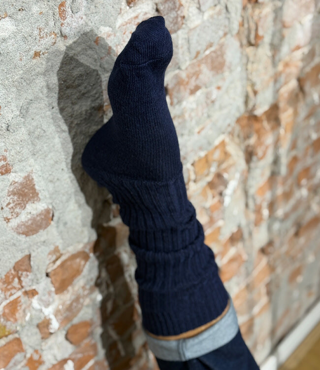 HIRSCH NATUR wollen kniekousen EFFEN MARINE 251 07