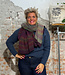 ERIBE grote wollen sjaal 100% merino lamswol TREELINE LINGONBERRY