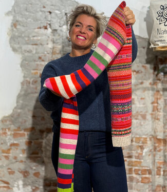Eribé ERIBE Wollen sjaal 100% merino lamswol STOBO ROSA