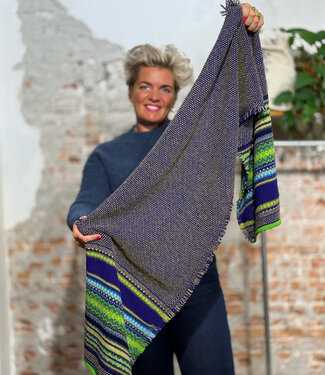 Eribé ERIBE Wollen sjaal shawl 100% merino lamswol ALPINE SIRIUS
