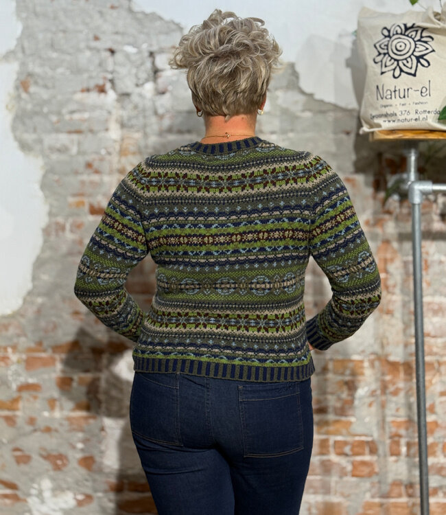 ERIBÉ wollen VEST extra fijne lamswol KINROSS LODEN