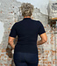 Rib shirt met opstaande kraag ANA NIGHT biologisch katoen