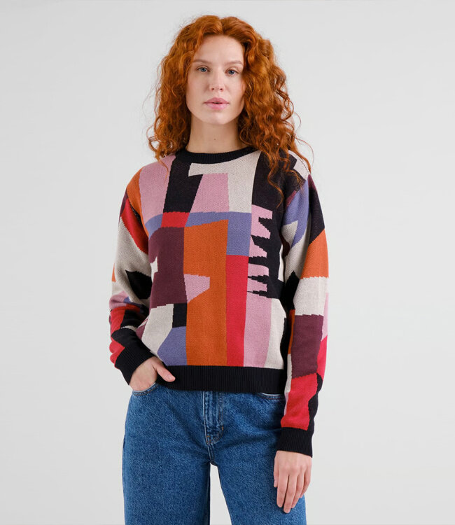 DEDICATED trui ABSTRACT CHAOS van biologisch katoen