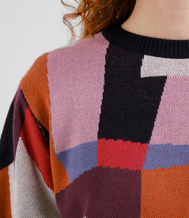 DEDICATED trui ABSTRACT CHAOS van biologisch katoen