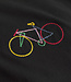 DEDICATED shirt met print PAPER CUT BLACK biologisch katoen