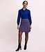 Tranquillo TRANQUILLO gebreide rok met print JESS BLUE