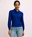 Tranquillo TRANQUILLO v-hals shirt ZAIA BLUE van biologisch katoen