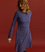TRANQUILLO gebreide jurk SITA BLUE met print