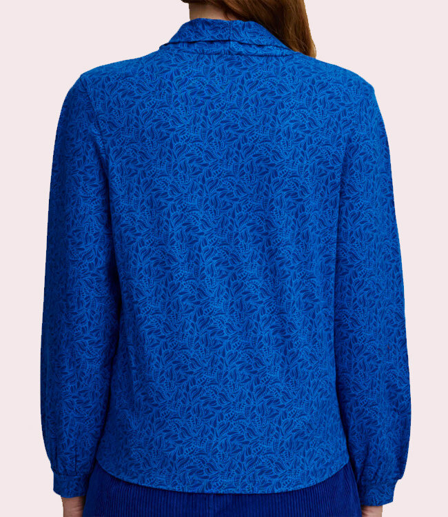 TRANQUILLO v-hals shirt ZAIA PAISLEY van biologisch katoen