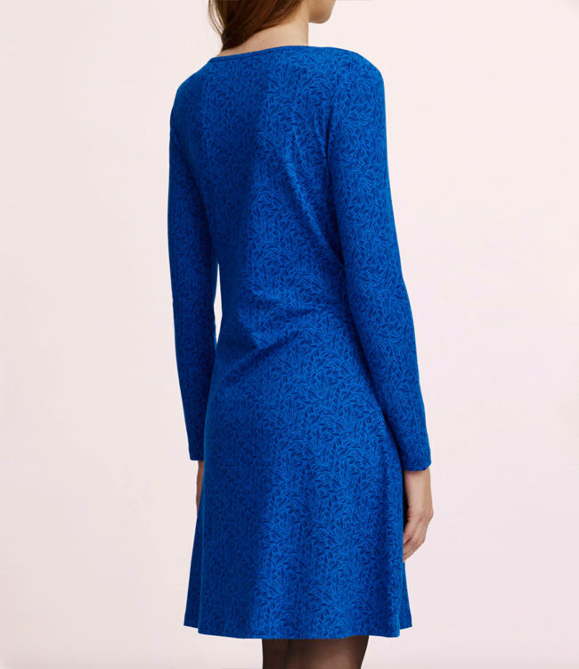 TRANQUILLO waterval hals jurk met print PAISLEY