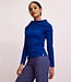 TRANQUILLO shirt met grote kraag VONNE BLUE
