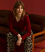 TRANQUILLO rib vest DONNA BRICK silky ecovero