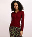 TRANQUILLO rib vest DONNA BRICK silky ecovero