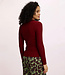 TRANQUILLO rib vest DONNA BRICK silky ecovero