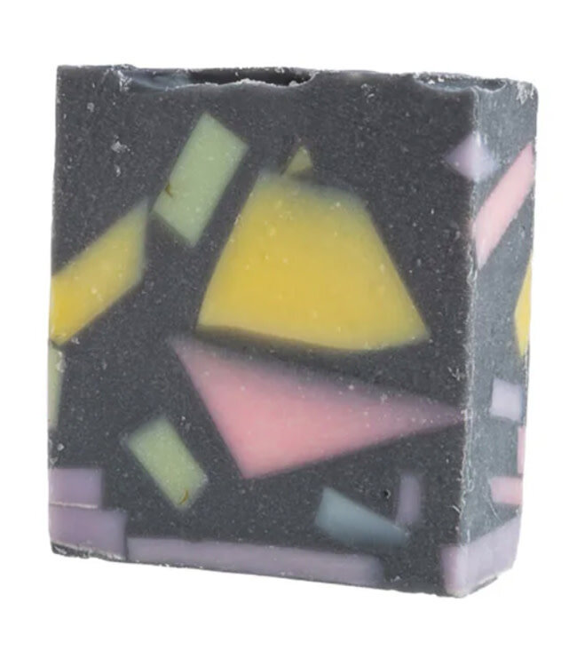 TRANQUILLO zeep CONFETTI CHARCOAL 100 gr ZERO WASTE