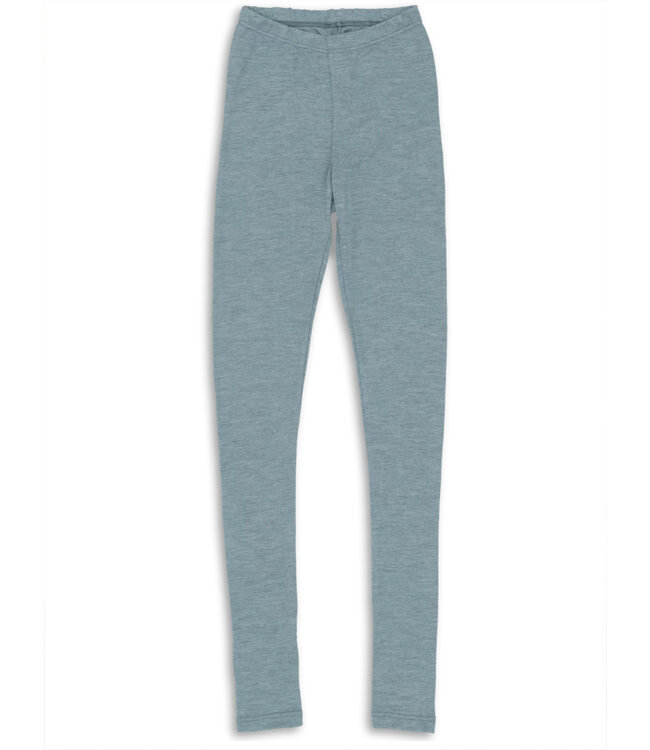 ENGEL Wol zijde legging dames wollen ondergoed IJSBLAUW