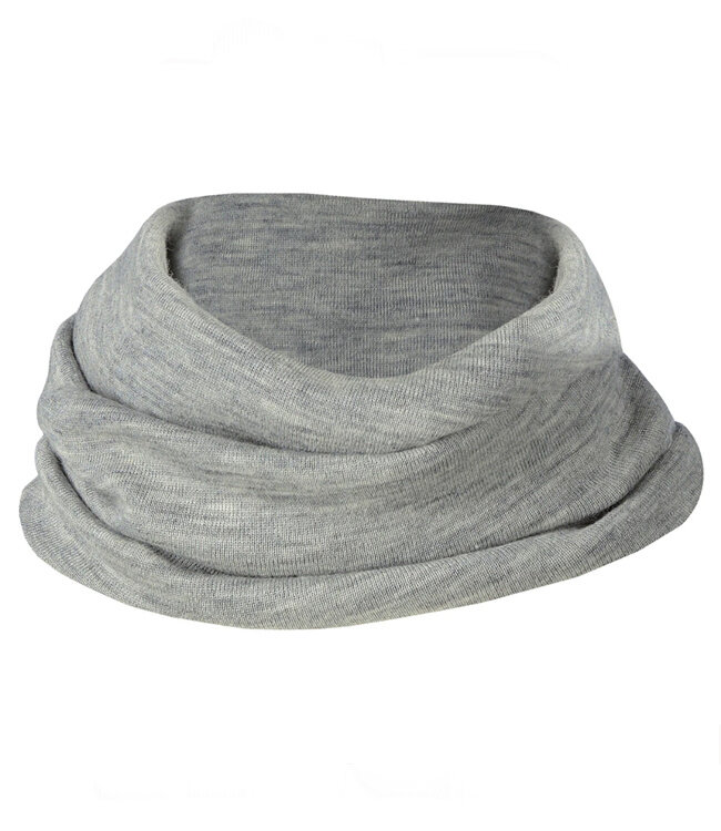 ENGEL wol zijde col shawl sjaal voor kinderen GRIJS