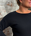 LIVING CRAFTS trui LIESKE BLACK biologisch katoen en wol