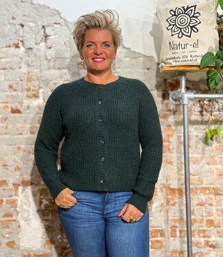 Madness MADNESS wollen vest BINE PINE alpaca wol katoen