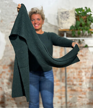 Madness MADNESS effen wollen sjaal DESI PINE alpaca biologisch katoen