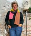 MADNESS wollen sjaal DESI COLORBLOCK alpaca biologisch katoen