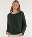 LES RACINES DU CIEL trui 100% baby alpaca AURORE GREEN