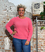 Madness MADNESS effen wollen trui CATO PINK alpaca katoen