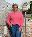 MADNESS effen wollen trui CATO PINK alpaca katoen