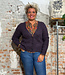 MADNESS wollen v-hals vest BO PLUM pure wol