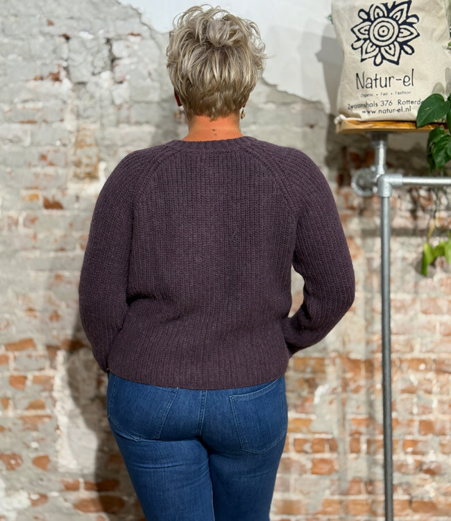 MADNESS wollen vest BINE PLUM alpaca wol katoen