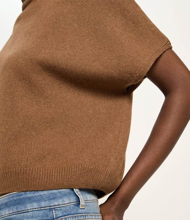 LANIUS spencer HILDA BROWN biologisch katoen en wol