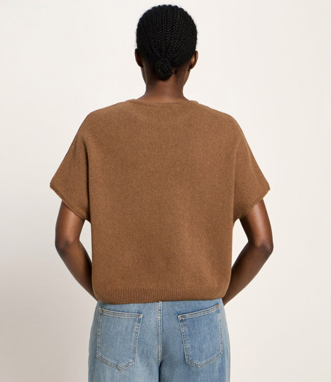 LANIUS spencer HILDA BROWN biologisch katoen en wol