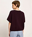 LANIUS spencer HILDA BORDEAUX biologisch katoen en wol