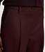 LANIUS wollen pantalon LOIZA BORDEAUX met bandplooi