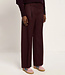 LANIUS wollen pantalon LOIZA BORDEAUX met bandplooi