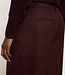 LANIUS wollen pantalon LOIZA BORDEAUX met bandplooi