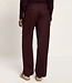 LANIUS wollen pantalon LOIZA BORDEAUX met bandplooi