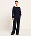 Lanius LANIUS wollen pantalon ALINA BLUE gestreept