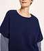 LANIUS spencer HILDA PURPLE BLUE biologisch katoen en wol