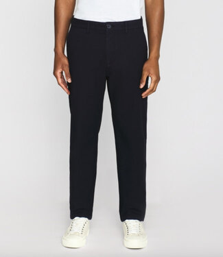 KnowledgeCottonApparel Chino broek biologisch katoen Flanel RUDI NIGHT kca