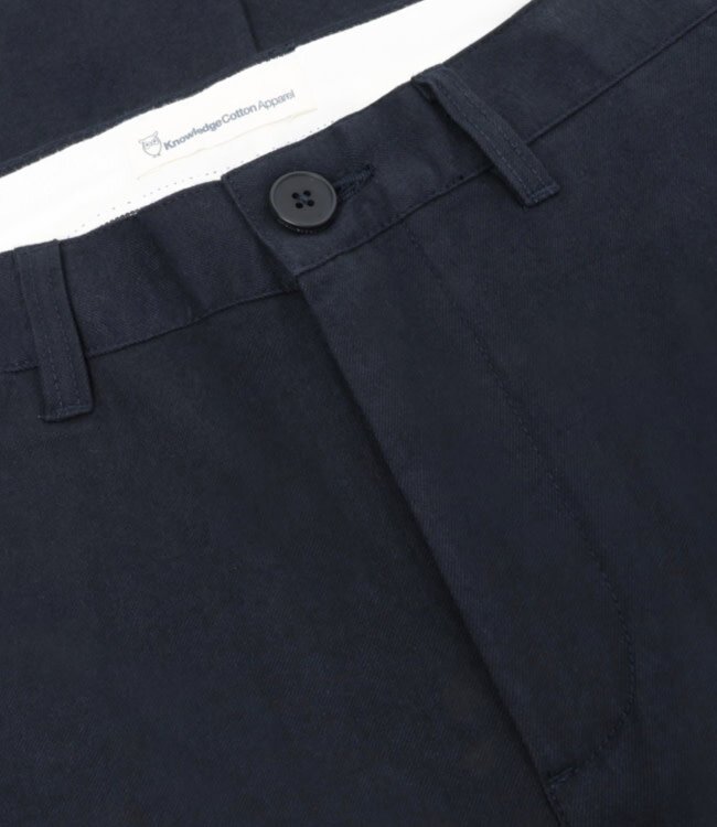 Chino broek biologisch katoen Flanel RUDI NIGHT kca