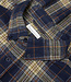 Geruit overhemd flanel WISSE BLUE biologisch katoen KCA