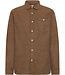 Overhemd fishbone flanel DIRK CHOCO biologisch katoen KCA