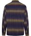 Gestreept overhemd flanel MIK NAVY biologisch katoen KCA