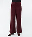 GIVN high waist broek BEA BURGUNDY biologisch katoen flanel