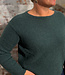 LES RACINES DU CIEL trui 100% baby alpaca AURORE GREEN