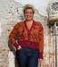 Anukoo ANUKOO wollen vest ZEBRA FRAMBOOS 100% alpaca