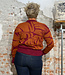 ANUKOO wollen vest ZEBRA FRAMBOOS 100% alpaca